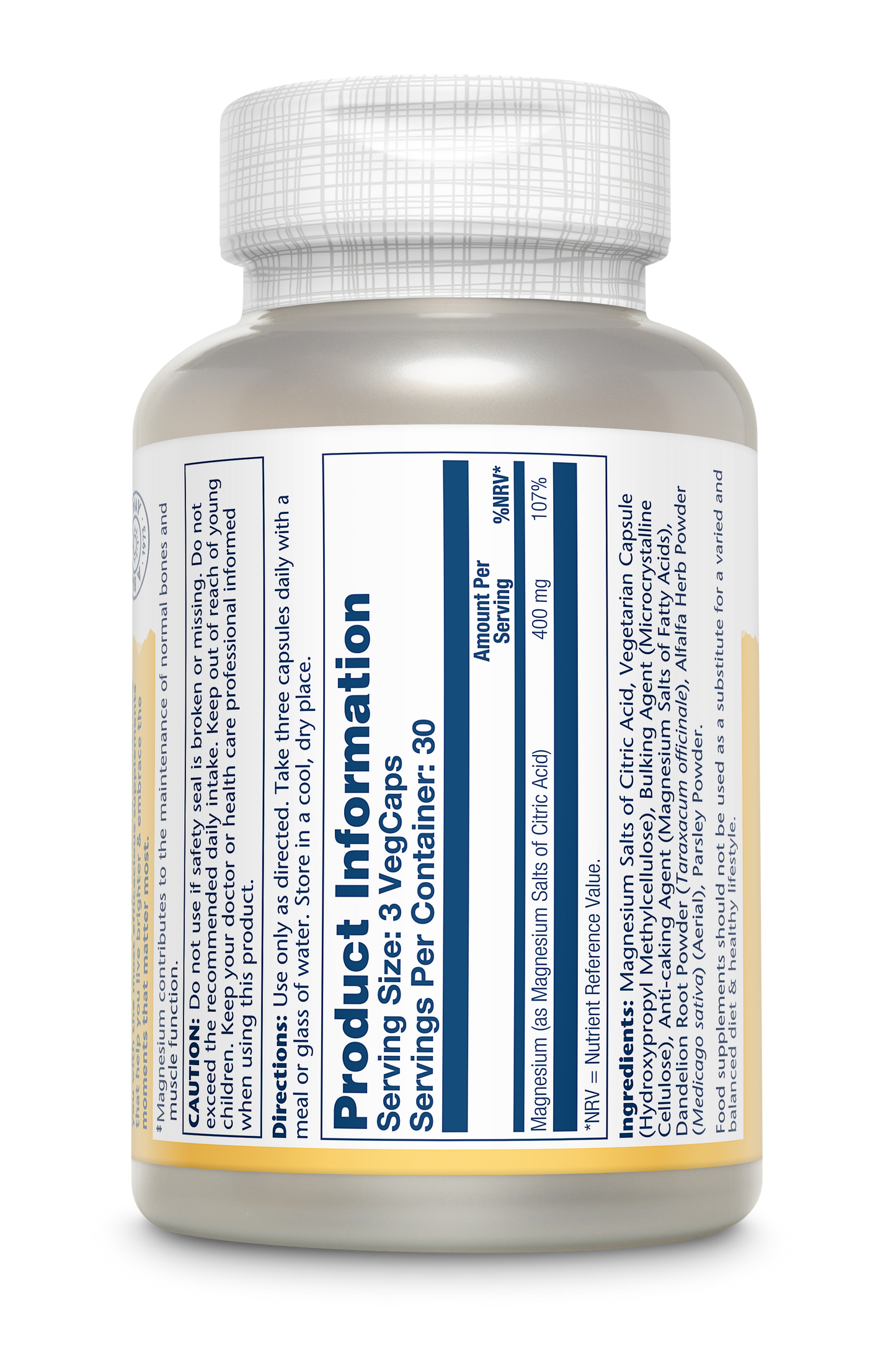 Magnesium Citrate 400mg 90 count