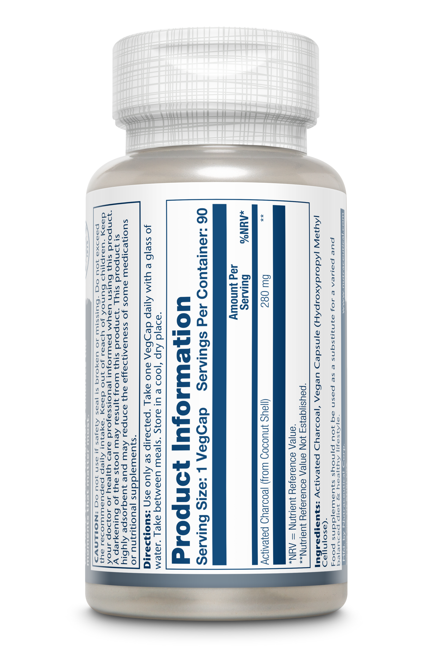 Activated Charcoal - 90 Vegan Capsules