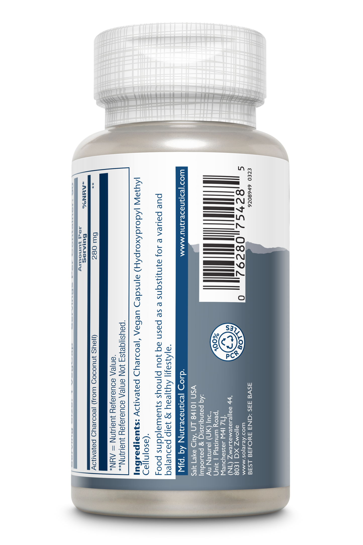 Activated Charcoal - 90 Vegan Capsules
