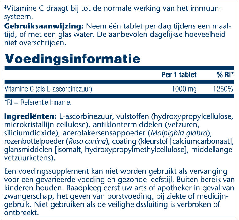 Vitamine C 1000 mg