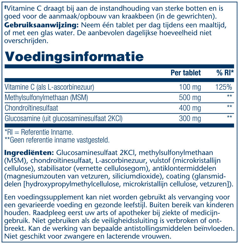 Glucosamine Chondroitin MSM