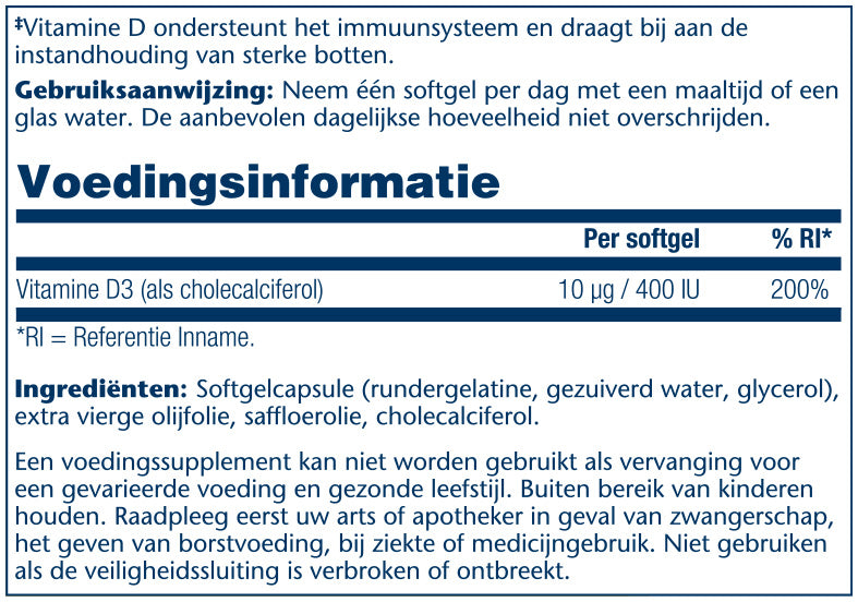 Vitamine D-3 10ug