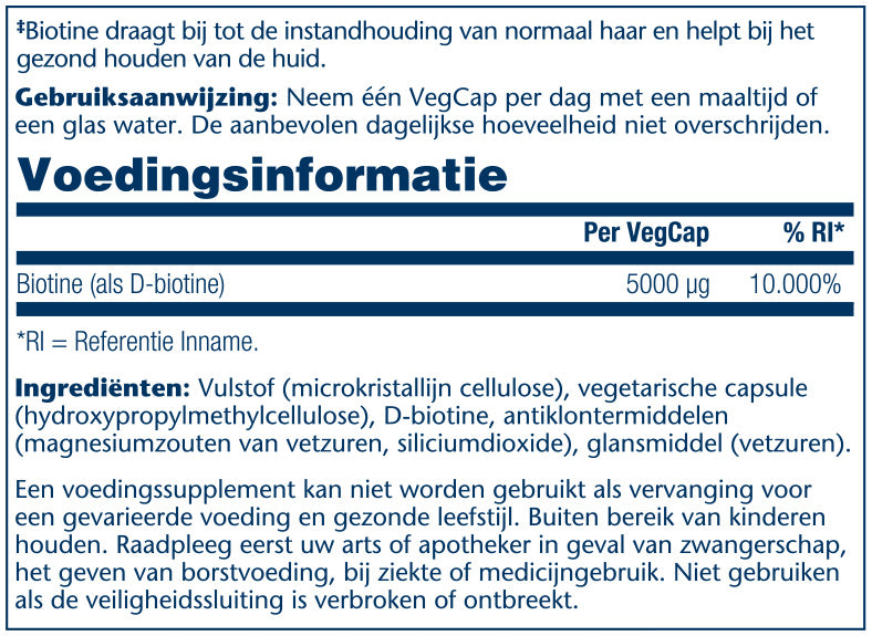 Biotine Timed Release